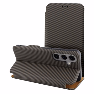 Чехол-книжка для Samsung A15 Folio Side Magnet коричневый