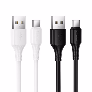 Кабель USB A to USB C Hoco 3A 1 m X120 белый