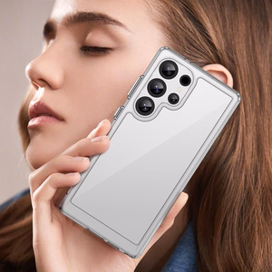 Viedtālruņa apvalks (m) ar Gel Frame Samsung Galaxy S25 Ultra - skaidrs (m)