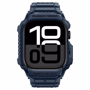 SPIGEN RUGGED ARMOR “PRO” V2 APPLE WATCH 10 / 11 (42 MM) tumši zils