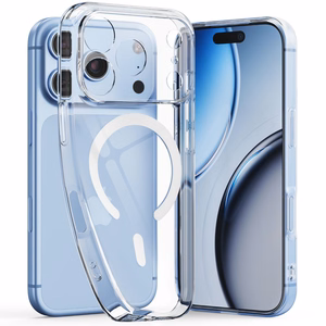 Tech-Protect FlexAir MagSafe maciņš, paredzēts iPhone 17 Pro Max / 18 Pro Max, caurspīdīgs