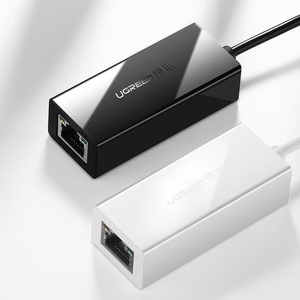 Ugreen ārējā tīkla karte RJ45 - USB 2.0 100 Mbps Ethernet melna (CR110 20254)