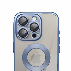 Case for iPhone 17 Pro Max / 18 Pro Max (low camera edge) Glam blue