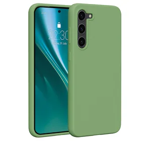 Etteri silikona viedtālruņa apvalks Samsung Galaxy S23 Plus - gaiši zaļais