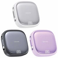 USAMS izvelkams kabelis 3w1 ar kastīti MicroUSB/USB-C/Lightning 60W sudraba SJ650USB02 (US-SJ650)