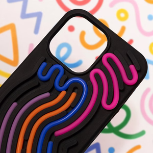 DIY Snake maciņš paredzēts iPhone 16 Pro 6,3" melns