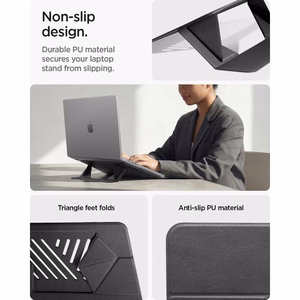 Spigen SlimFold LD201-S6 klēpjdatora statīvs, pelēks