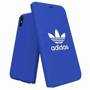 Adidas OR bukleta apvalks Canvas apvalks iPhone X/Xs - zils