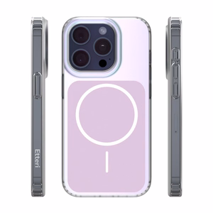 Etteri Hidden Pearl case for iPhone 15 Pro 6,1" pink