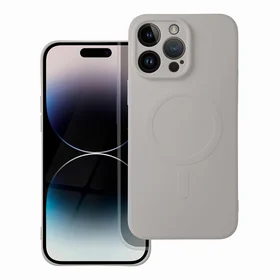 SILIKONA MAG COVER futrālis saderīgs ar MagSafe priekš SAMSUNG A57 pelēks titāna krāsas