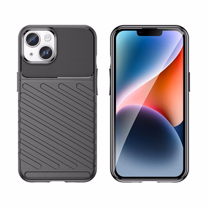 Armored iPhone 15 Plus Thunder vāciņš - melns