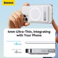 Baseus salokāmais magnētiskais turētājs (LUXZ010002) balts