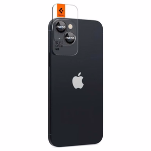 Spigen Glas.tR EZ Fit Optik Kameras aizsargstikls iPhone 14 / Plus / 15 / Plus - melns 2 gab