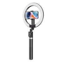 Blavec Selfie gredzena lampa Aura LED gredzens P-55 25cm statīvs + tālvadības pults + 2,3 metri (RLP55-TRB23) melna