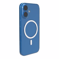 Puro 03 Mag MagSafe silikona viedtālruņa apvalks iPhone 16 Plus - caurspīdīgs