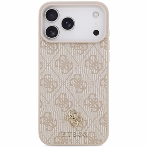 Guess 4G Small Classic Logo MagSafe maciņš iPhone 17 Pro Max / 18 Pro Max, rozā