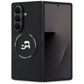 KARL LAGERFELD viedtālruņa apvalks SAMSUNG Z Fold7 KLHMZFD7PSMLRKCK saderīgs ar Magnētisko (PU K&C) melns