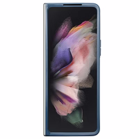 Guess 4G trīsstūris strass viedtālruņa apvalks Samsung Galaxy Z Fold 5 - zila