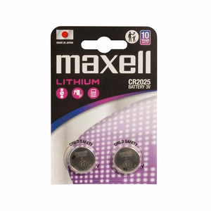 MAXELL litija baterija LITHIUM CR2025 2 gab. 3V