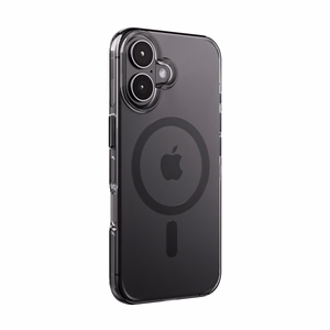 Crong Clear MAG Pro MagSafe vāciņš ierīcei iPhone 16, melns