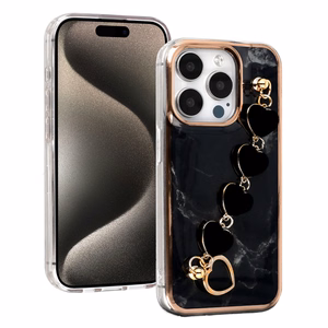 Trend viedtālruņa apvalks Iphone 15 Pro dizains 6 melns