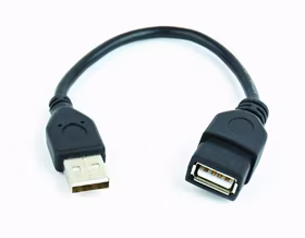 USB 2.0 pagarinājuma kabelis AM-AF 0.15m Gembird