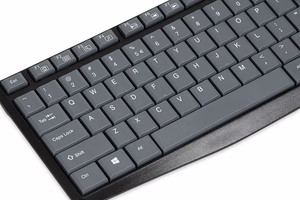 iBOX Eris USB tastatūra, pelēka/melna