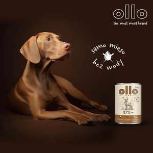 Влажный корм для собак OLLO Pure Deer, 850 г