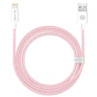 Blavec Kabelis Candy pīts - USB uz Lightning - 2,4A 1 metrs Apple CarPlay (CCA-UL24P10) rozā