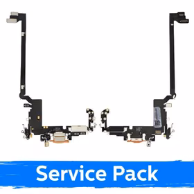 Uzlādes ligzda saderīga ar Apple iPhone 17 Pro Max ar flex / tumši oranžs / (Service Pack)