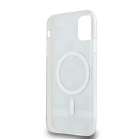 DKNY IML rūtainā Mono raksta un drukāto svītru magnētiskais viedtālruņa apvalks iPhone 11 / Xr - melns