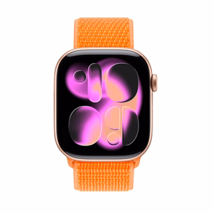Crong Nylon Apple Watch sporta siksniņa, 38/40/41/42 mm, Tropical Orange