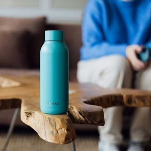Quokka Solid nerūsējošā tērauda termopudele, 510 ml, Jade Green