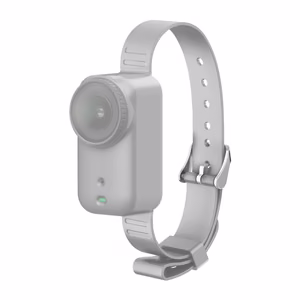 Silikona siksna / mājdzīvnieka kaklasiksna Puluz DJI Osmo Nano (pelēka)