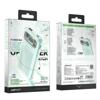 Acefast portatīvais lādētājs 10000mAh Sparkling Series ātra uzlāde 30W zaļš (M1)