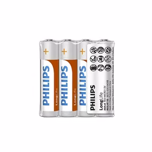 Akumulators PHILIPS AAA LR03 LONGLIFE 4gab Power Alkaline