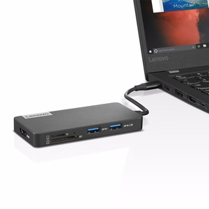 Lenovo GX90T77924 докстанция для ноутбука USB-C 3.2 Gen 1 серый