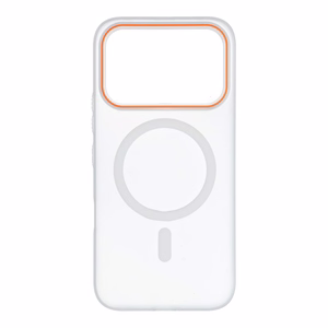Maciņš Honor 600 / 600 PRO Go Orange saderīgs ar MagSafe caurspīdīgs