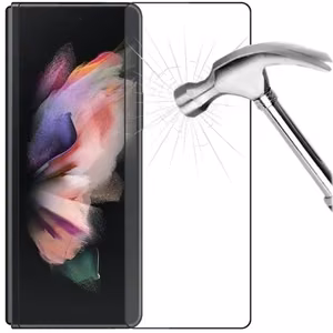 Rūdīts stikls 5D Full Glue Samsung F936 Z Fold4 ārējais melns bulk