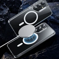 ESR Classic Hybrid Halolock Magnētiskais viedtālruņa apvalks Samsung Galaxy S25+ - caurspīdīgs