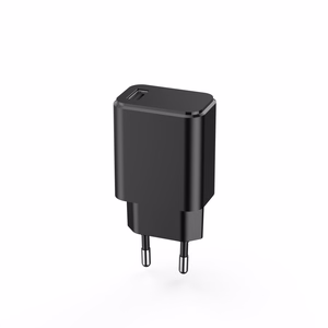 Setty lādētājs 1x USB 3A melns + USB-C kabelis 1,0 m