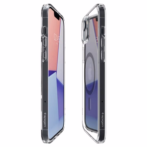Spigen Ultra Hybrid magnētiskais apvalks ar MagSafe iPhone 14 Plus – caurspīdīgi pelēks