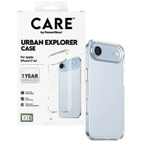 CARE by PanzerGlass Flagship Urban Explorer viedtālruņa apvalks ar caurspīdīgu rāmi iPhone Air - caurspīdīgs