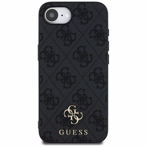 Guess 4G Small 4G and Classic MagSafe viedtālruņa apvalks iPhone 16e - melns
