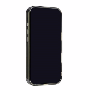 Audi IML Izšuvuma raksts Magnētiskais iPhone 16 Pro 6.3" melns/melns cietais apvalks AU-IMLMIP16P-Q5/D3-BK