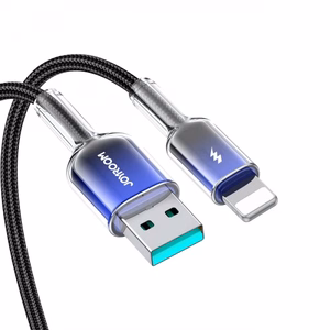 USB kabelis Joyroom S-A42 melns Lightning 120cm
