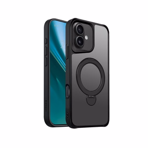 Etteri Matēts Mag Ring maciņš for iPhone 16 6,1" melns