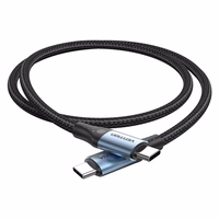 Vention USB 2.0 5A 240W 1m melns USB-C to C cable
