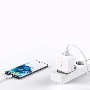 Charger CHOETECH GaN USB Type-C, Type-A: 65W, PD, QC