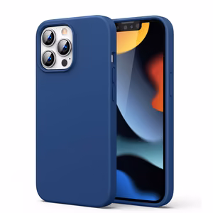 Силиконовый защитный чехол Ugreen для iPhone 13 Pro синий